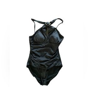 TOMMY BAHAMA Pearl High-Neck One-Piece Swimsuit